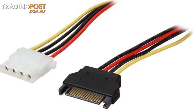 StarTech LP4SATAFM12 12in SATA to LP4 Power Cable Adapter F/M - StarTech - 065030854511 - LP4SATAFM12 - photo 2 of 2