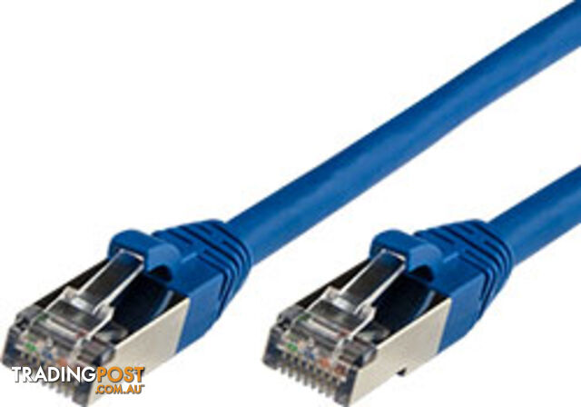 Comsol STP-0.5-C6A-BLU 50cm 10GbE Cat 6A S/FTP Shielded Patch Cable - Blue -...
