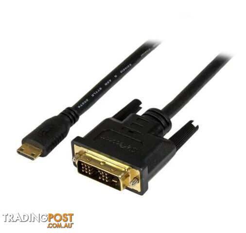 StarTech HDCDVIMM1M 1m Mini HDMI to DVI-D Cable - M/M - StarTech - 065030853132 - HDCDVIMM1M