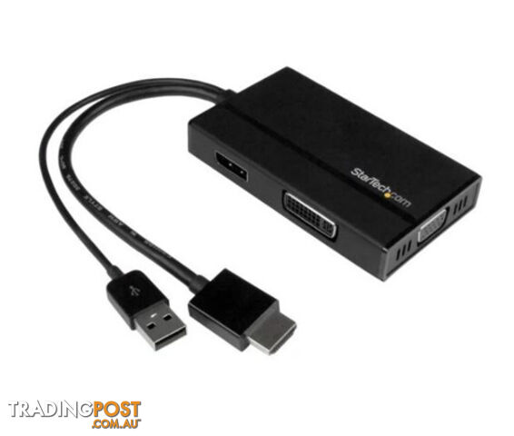 StarTech HD2DPVGADVI 3-IN-1 HDMI To DP VGA or DVI - 1920X1200 - StarTech -...