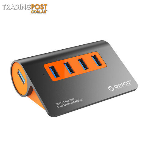 Orico ORICO-M3H4-G2-AU-OG USB3.1 Gen2 10Gbps High Speed Hub DC12V - Orico -...
