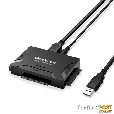 Simplecom SA492 3-in-1 USB 3.0 to SATA and IDE adapter - Simplecom -...