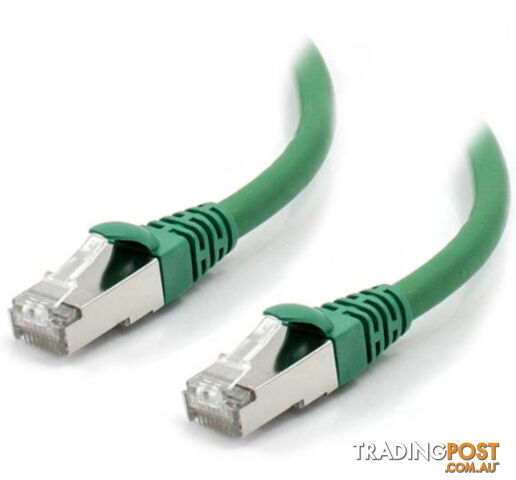 Alogic C6A-03-Green-SH 3m Green 10G Shielded CAT6A LSZH Network Cable - Alogic - 9350784005700 - C6A-03-Green-SH