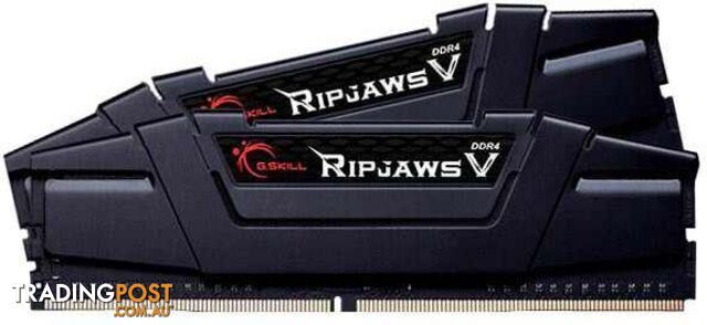 G.Skill Ripjaws V F4-3200C16D-32GVK 32GB (2X16G)  DDR4 3200Mhz Classic Black Memory - G.Skill - 848354017011 - F4-3200C16D-32GVK