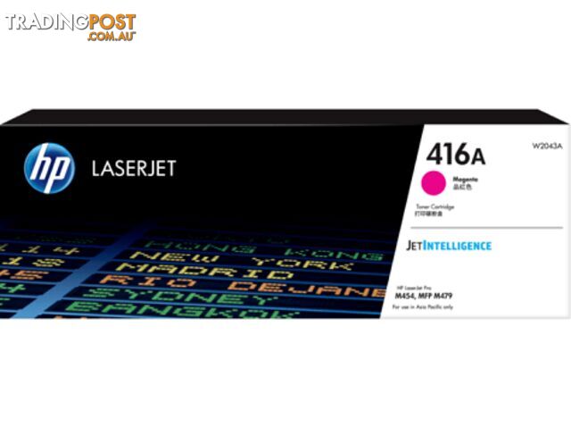 HP 416A Magenta Laser Cartridge 2100 pages W2043A - HP - 192018046450 - W2043A