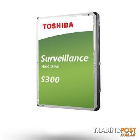 Toshiba HDWT140UZSVA 3.5" 4TB Low Spin 128MB S300 Surveillance Hard Drive - Toshiba - 4547808810685 - HDWT140UZSVA