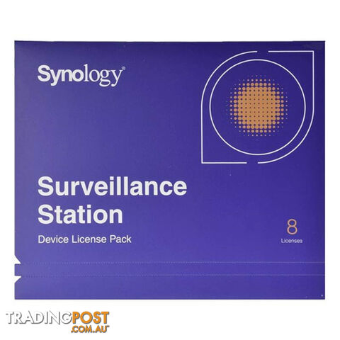 Synology Surveillance Statioon 8 Camera License - License Pack 8 - Synology - 846504001804 - License Pack 8
