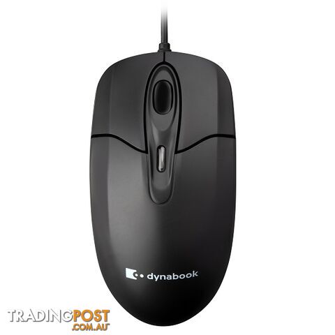 Dynabook PA5346A-1ETE U60 Wired USB Optical Mouse Black - Dynabook - 4062507002921 - PA5346A-1ETE