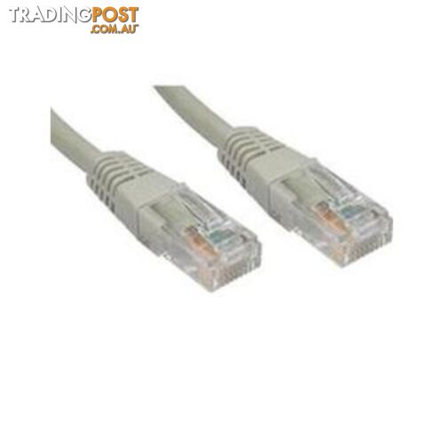 AKY CB-CAT6A-1GRY Cat6A Gigabit Network Patch Lead Cable 1M Grey - AKY - 707959754748 - CB-CAT6A-1GRY