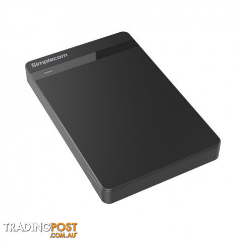 Simplecom SE203BK SE203 Tool Free 2.5" SATA HDD SSD to USB3.0 Hard Drive Enclosure Black - Simplecom - 9350414000051 - SE203BK