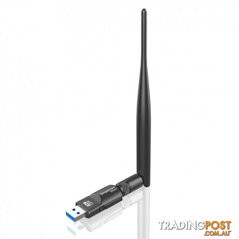 Simplecom NW621 AC1200 Wireless Dual Band USB Adapter 5dBi High Gain Antenna - Simplecom - 9350414001256 - NW621