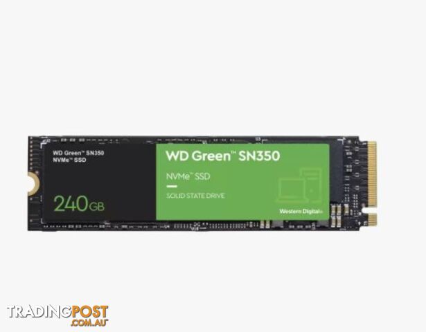 WD WDS240G2G0C Green, CSSD, NVMe M.2 Form factor,PCIE GEN3 Interface, 240 GB, 3 Year Warranty - WD - 0718037882383 - WDS240G2G0C