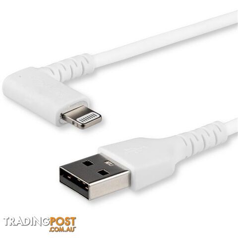 Startech RUSBLTMM1MWR Cable White Angled Lightning to USB 1m - StarTech -...