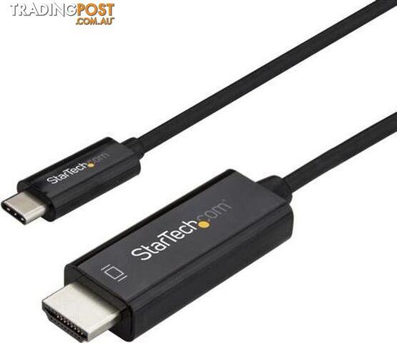 StarTech CDP2HD3MBNL 3m Cable USB C to HDMI 4K60Hz - Black - StarTech -...
