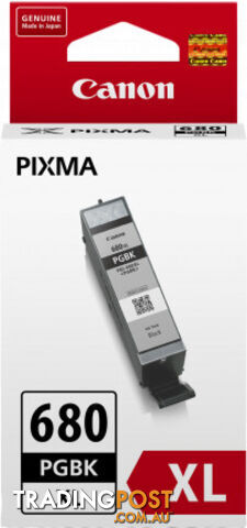 Canon PGI680XLBK Black Ink Cartridge - Canon - 4549292087345 - PGI680XLBK