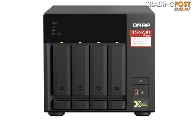 Qnap TS-473A-8G 4-Bay NAS AMD V1500B - QNAP - 4713213518847 - TS-473A-8G