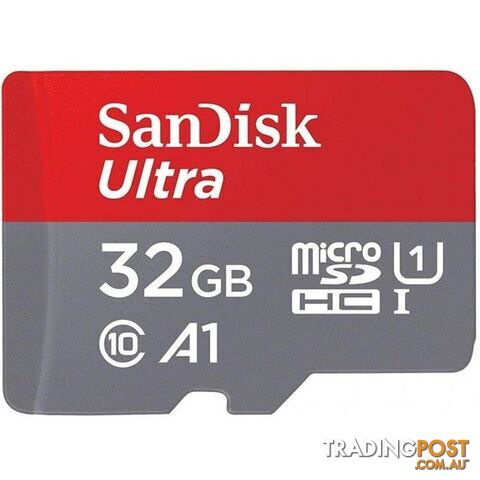Sandisk SDSQUA4-032G-GN6MN 32GB Ultra microSD SDHC SDXC UHS-I Memory Card - Sandisk - 619659184162 - SDSQUA4-032G-GN6MN