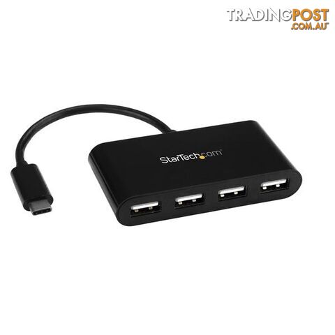 StarTech ST4200MINIC 4-Port USB-C Hub - Mini Hub - USB-C to 4x USB-A - USB 2.0 - StarTech - 065030874083 - ST4200MINIC