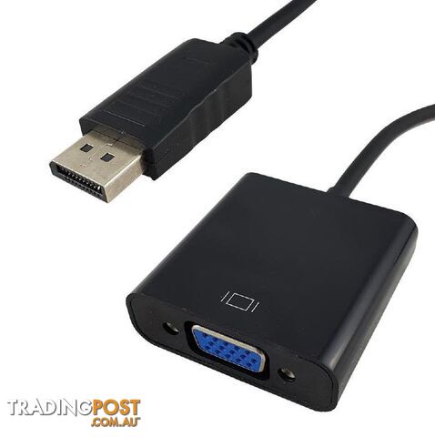 Shintaro SH-ADDPVGA DisplayPort (DP) to VGA Adapter - Shintaro - 9328257005656 - SH-ADDPVGA