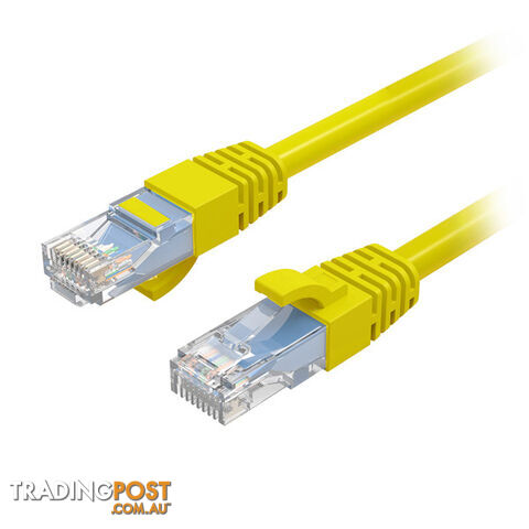Cruxtec RC6-003-YE 30cm 26AWG OFC(Oxygen Free Copper) CAT6 Network Cable - Cruxtec - 0787303419721 - RC6-003-YE