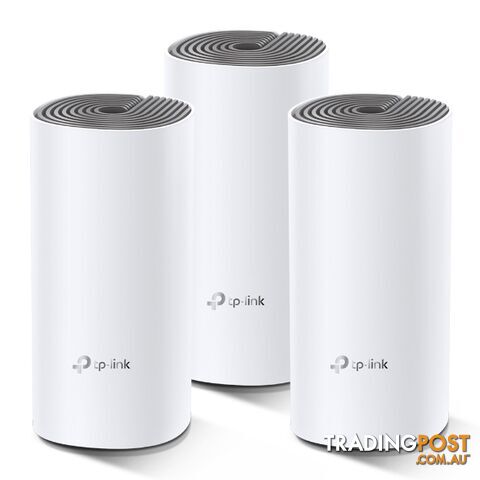 TP-Link Deco E4(3-pack) AC1200 Whole Home Mesh Wi-Fi System - TP-Link - 6935364086794 - DECO E4(3-PACK)