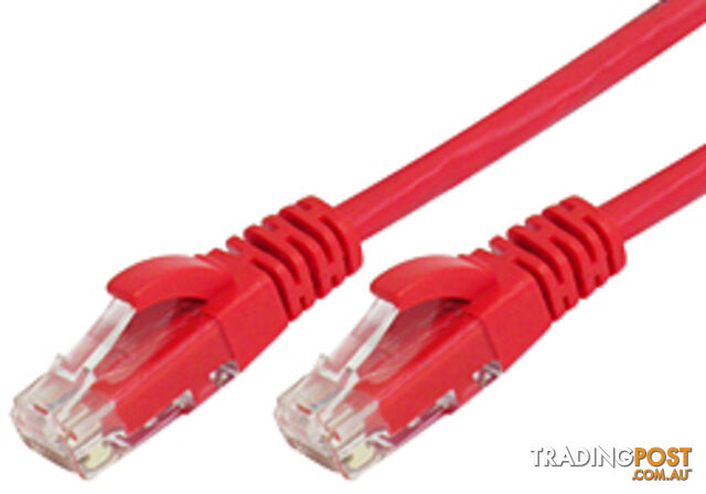 Comsol UTP-.5-6B-RED 50cm RJ45 Cat 6 Patch Cable - Red - Comsol - 9332902009753 - UTP-.5-6B-RED