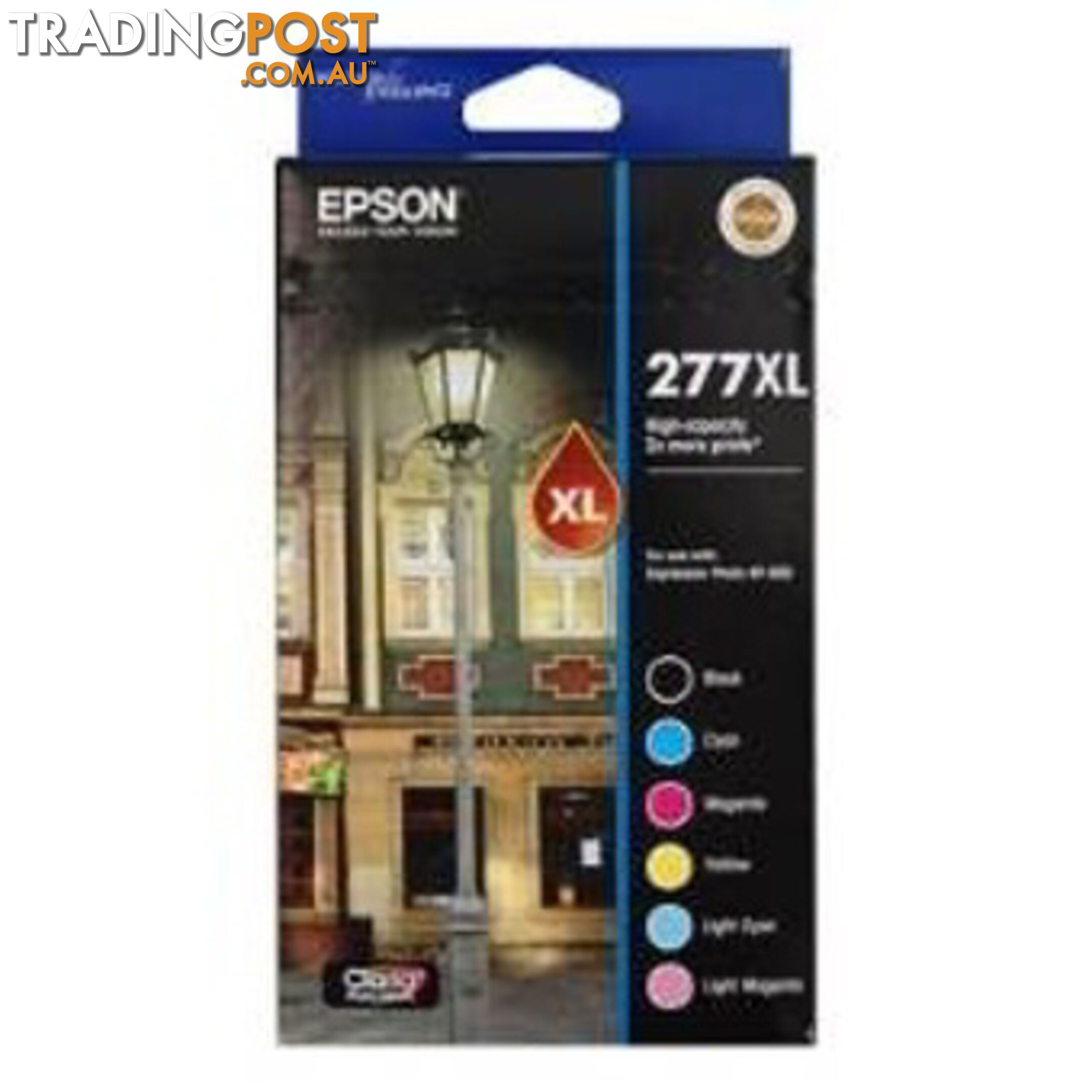 Epson 277XL 6 Pack HY Ink Value Pack C13T278892 - Epson - 9314020612725 - C13T278892