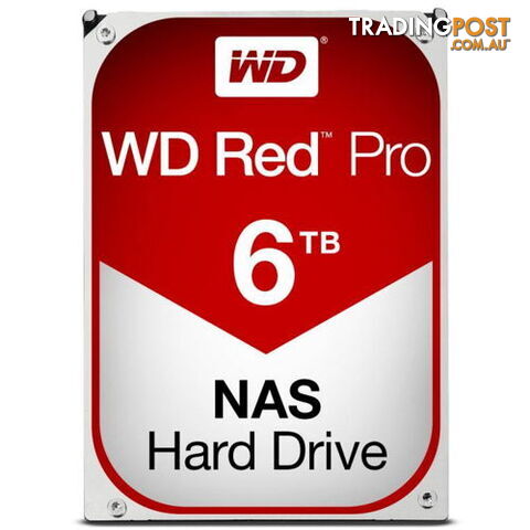 WD WD6003FFBX 6TB Red Pro 256MB 3.5" NAS Hard Drive - WD - 718037855943 - WD6003FFBX