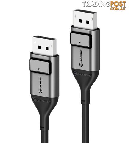 Alogic ULDP03-SGR Ultra 8K DisplayPort to DisplayPort cable V1.4 - 3m Space Grey...