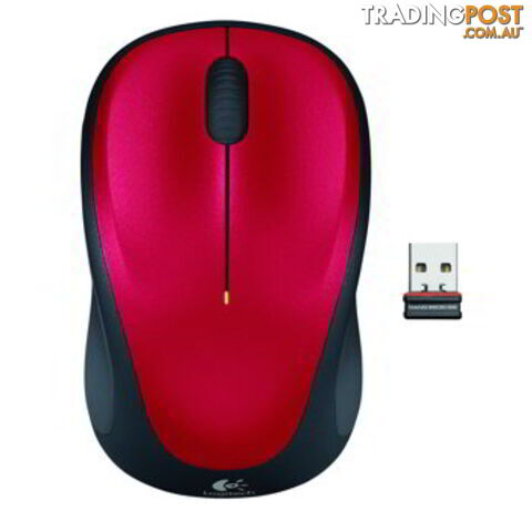 Logitech M235 Wireless Mouse Red 910-003412 - Logitech - 097855092137 - 910-003412
