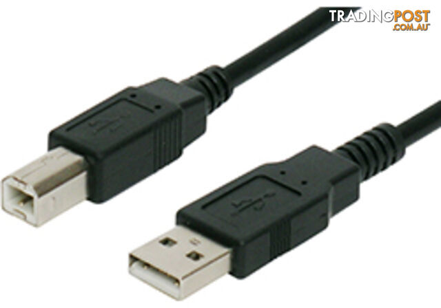 Comsol USB2-AB-02 2M USB 2.0 cable type A male-B male - 480Mbps - Comsol -...