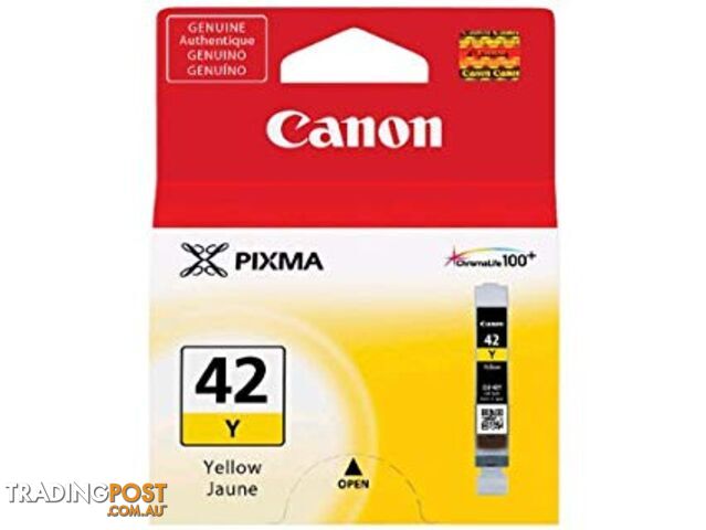 Canon CLI42Y Yellow Ink Cartridge - Canon - 4960999901794 - CLI42Y