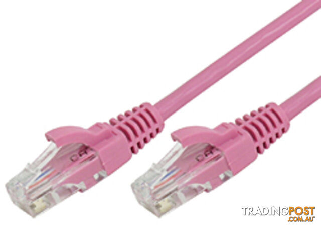 Comsol UTP-.5-6B-PNK 50cm RJ45 Cat 6 Patch Cable - Pink - Comsol - 9332902002778 - UTP-.5-6B-PNK