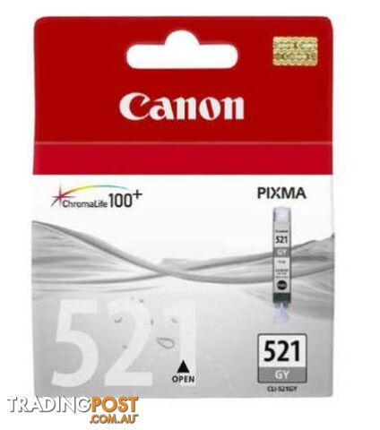 Canon CLI521GY CLI-521 Grey for IP3600/4600 Mp620/630/980 - Canon - 4960999577555 - CLI521GY