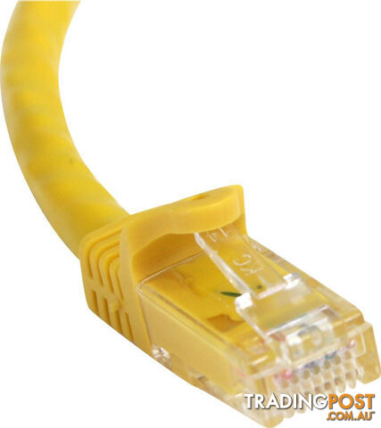 StarTech N6PATC3MYL 3m Yellow Snagless UTP Cat6 Patch Cable - StarTech -...