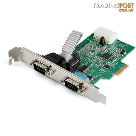 Startech PEX2S953 PCI-E - RS232 Serial Card - Asix AX99100 - StarTech - 0065030888332 - PEX2S953