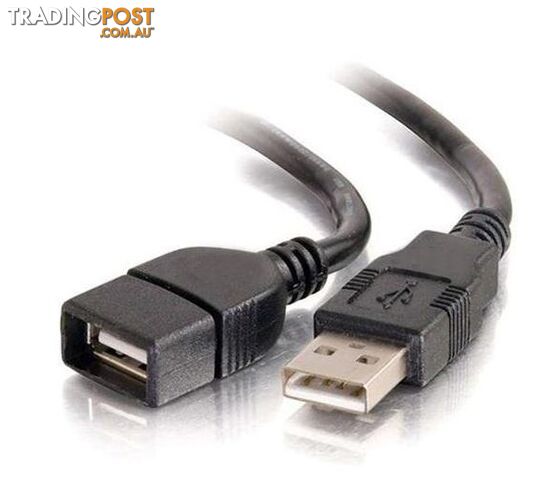 Alogic USB2-02-AA 2m USB 2.0 Type A to Type A Extension Cable - Male to Female - Alogic - 9319278840180 - USB2-02-AA