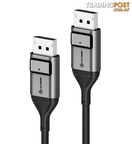 Alogic ULDP02-SGR Ultra 8K DisplayPort to DisplayPort cable V1.4 - 2m Space Grey...