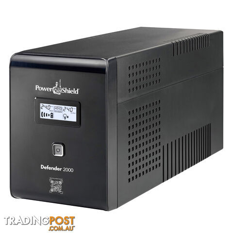 PowerShield PSD2000 Defender 2000VA / 1200W Line Interactive UPS with AVR - PowerShield - 9346909001191 - PSD2000