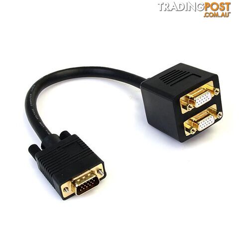StarTech VGASPL1VV 1 ft VGA to 2x VGA Video Splitter Cable - StarTech -...