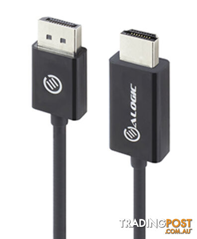 Alogic ELDPHD-01 Elements 1m DisplayPort to HDMI Cable - Male to Male - Alogic - 9350784009715 - ELDPHD-01