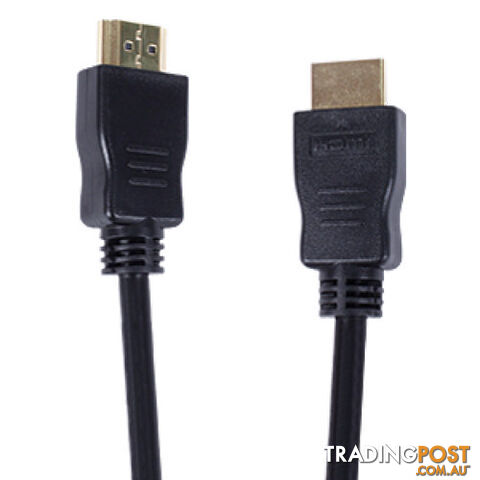 HDMI CB-HDMI-2M Cable V2.2 2m Gold/Black - Generic - 9335432025491 - CB-HDMI-2M