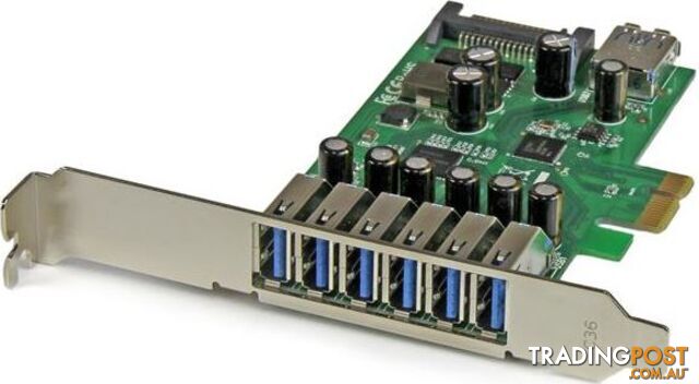 StarTech PEXUSB3S7 7 Pt PCI Express USB 3.0 Card - Std & LP - StarTech - 065030860345 - PEXUSB3S7