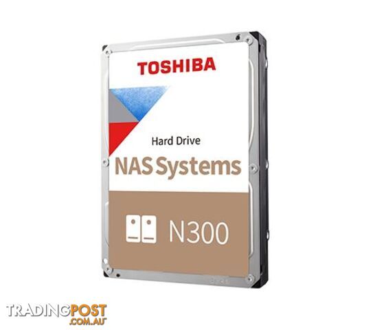 Toshiba HDWG21CUZSVA 3.5" 12TB 7200rpm 256MB N300 NAS Hard Drive - Toshiba - 4547808811248 - HDWG21CUZSVA