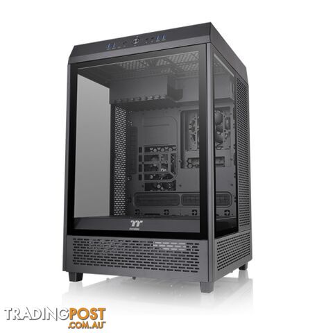 Thermaltake CA-1X1-00M1WN-00 The Tower 500 Tempered Glass Mid Tower Case Black Edition - Thermaltake - 841163081020 - CA-1X1-00M1WN-00