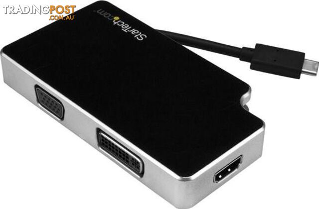 StarTech CDPVGDVHDB 3-in-1 USB-C to VGA DVI or HDMI - StarTech - 065030864442 - CDPVGDVHDB