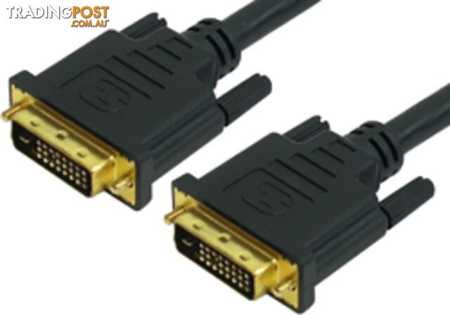 Comsol DVI-DDL-MM-10 10M DVI-D Digital Dual Link Cable - Male to Male - Comsol - 9332902009951 - DVI-DDL-MM-10