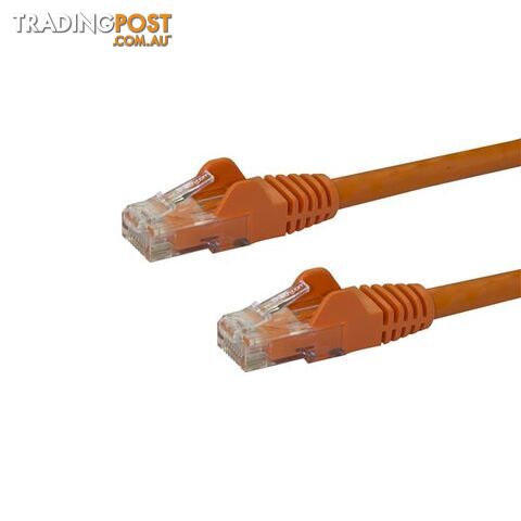 StarTech N6PATC10MOR 10m Orange Snagless UTP Cat6 Patch Cable - StarTech -...