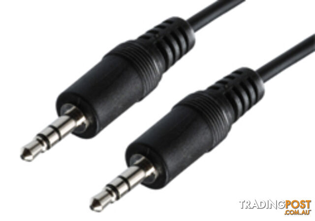 Comsol 35-MM-02 2M 3.5mm Stereo Male to 3.5mm Stereo Male Audio Cable - Comsol -...