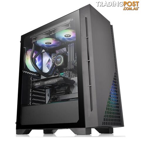 Thermaltake CA-1R8-00M1WN-00 H330 Tempered Glass Mid-Tower Case - Thermaltake - 841163076460 - CA-1R8-00M1WN-00
